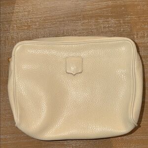 Celine Cream Leather pouch